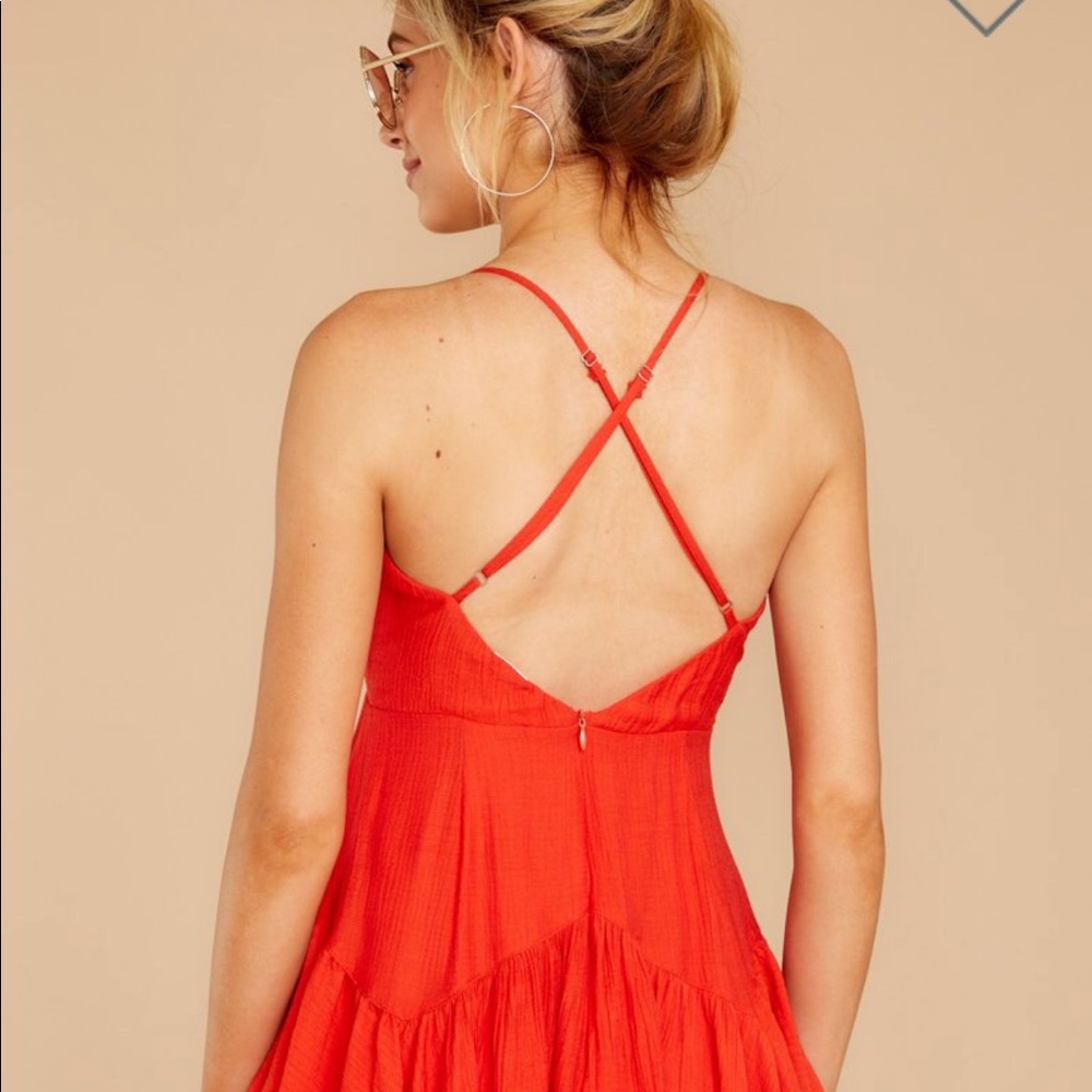 Red Dress - Song Tomato Red Dress - Picture 4 of 4
